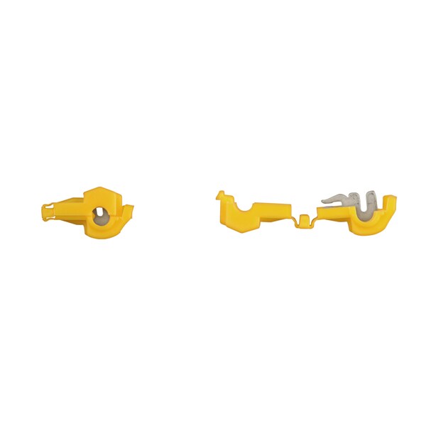 Disco Ylw Nyln Insul Tee Taps 12 Gauge Wire Size PK25 12170PK - main