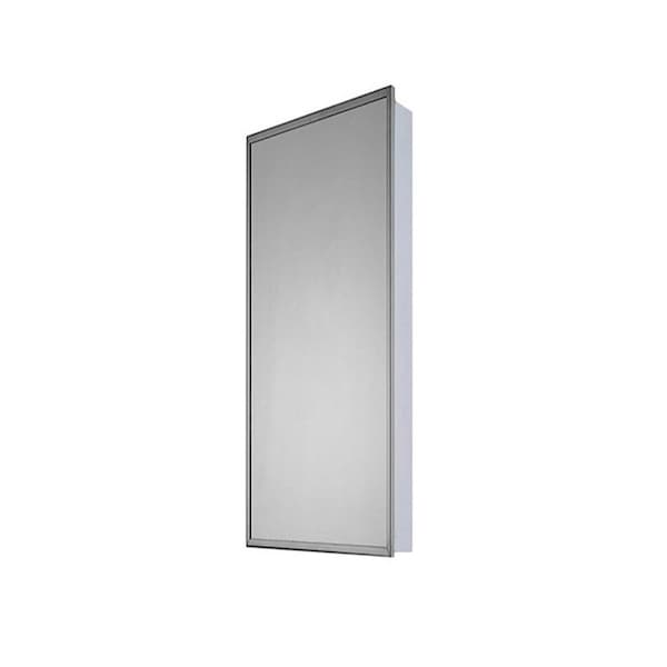 Ketcham 13" x 36" Euroline Surface Mounted SS Framed Medicine Cabinet 121-SM