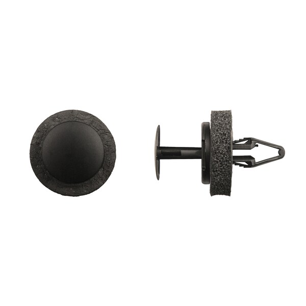 Disco Blk Nyln Cowl Vent Push Ret 6.5mm Hole 22mm Stem L PK15 12283PK - main