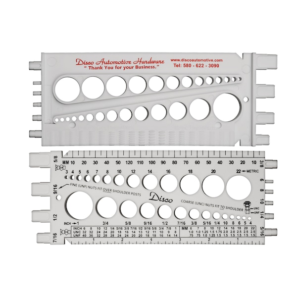 Disco Anniversary Edition Bolt Gauge Nut/Bolt/Washer Inch-Metric 12352 - main