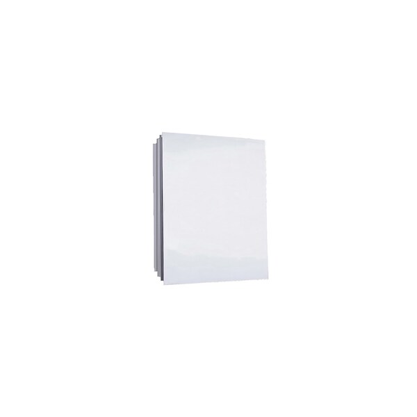 Ketcham 16" x 22" Euroline Partially Recessed Polished Edge Medicine Cabinet 123PE-PR