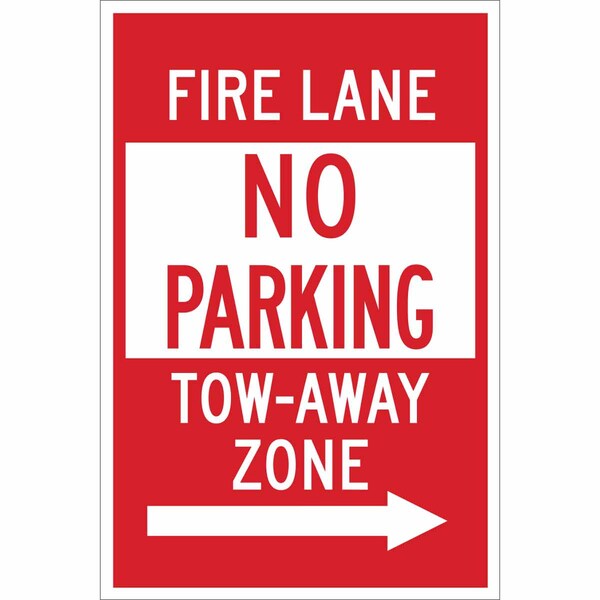 Brady Traffic Sign, 18 in Height, 12 in Width, Aluminum, Rectangle, English 124347 - main