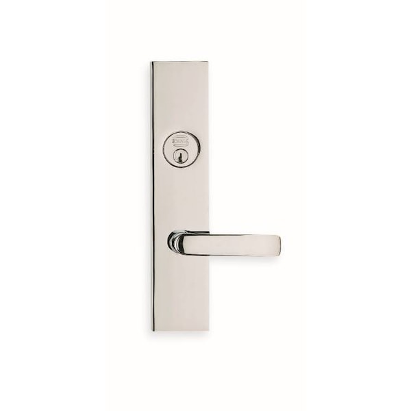 Omnia LH 560 Lever 12000 Plate Classroom 234BS Mortise Lock Bright Chrome 12560J00L2