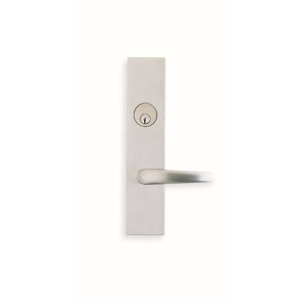 Omnia LH 762 Lever 12000 Plate Storeroom 234BS Mortise Lock Satin Chrome 12762EW00L3 - main