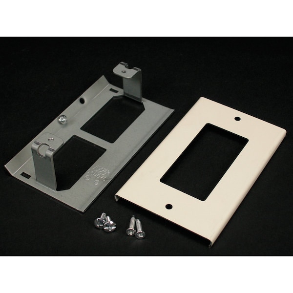 Wiremold GFCI Cover Fitting, Ivory, Steel V3048R Zoro