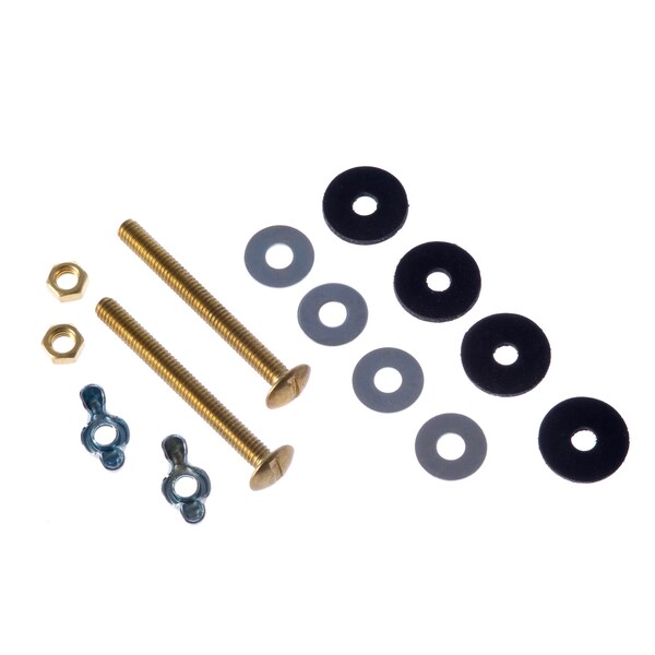 Black Swan Tank-To-Bowl Bolt Kit W/Wing&Hex Nuts-Br 13170 - main