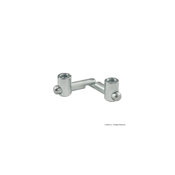 80/20 Miter Connector, Steel, Bright, 22 mm 13193 - main