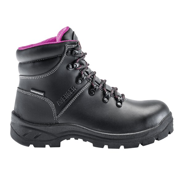 その他 SOFTT-W Avenger Safety Footwear Women's Soft Toe MID Work Boot, Black, 9.5
