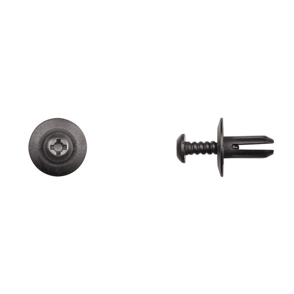Disco Blk Nyln Phllp Screw Ret 6mm Hole Size 15mm Stem L PK10 13334PK - main