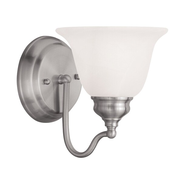 Livex Lighting Essex 1 Light Brushed Nickel Bath Vanity 1351-91 - main