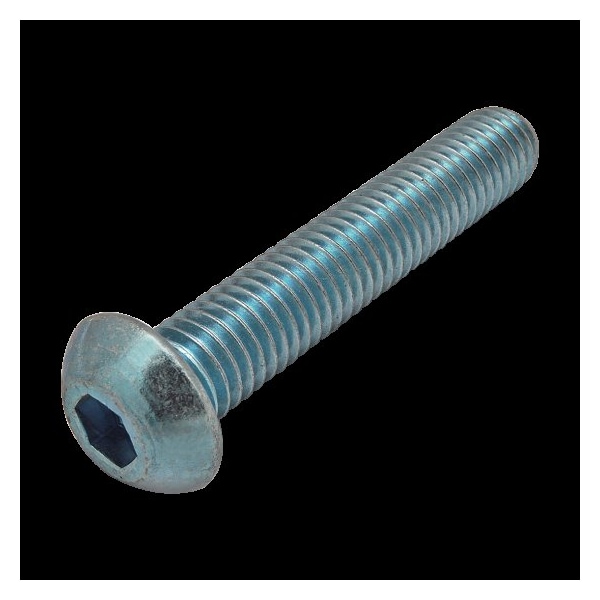 80/20 M81.25 Socket Head Cap Screw, Blue Zinc Plated Steel, 45 mm