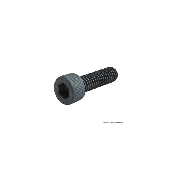 80/20 M6-1.00 Socket Head Cap Screw, Blue Zinc Plated Steel, 20 mm Length 13-6520