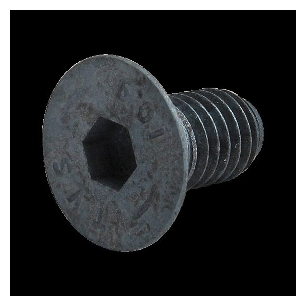 80/20 M6-1.00 Socket Head Cap Screw, Flat, Blue Zinc Plated Steel, 12 mm Length 13-6712 - main