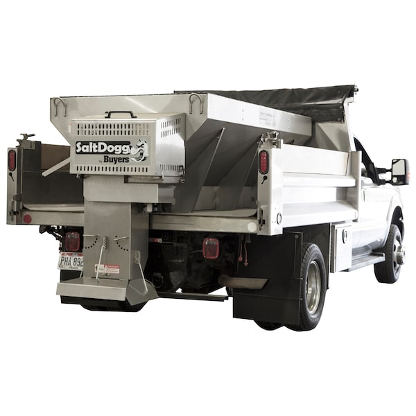 Saltdogg 2.75 Cubic Yard Gas Engine Stainless Steel MidSize Hopper