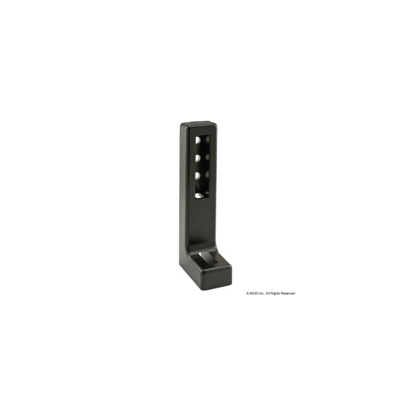 80/20 Die-Cast Floor Bracket Blk 14006 - main