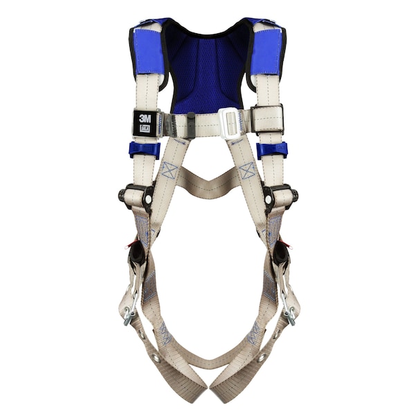 3M Dbi-Sala ExoFit(TM) X100 Fall Protection Harness, Universal (S/M/L/XL), 420 lb, Mating Chest/ Back D-Ring 1401171 - main