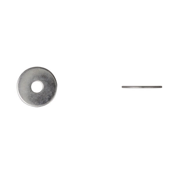 Disco Zinc Fender Washers 5/16X1-1/4" 3/64" T, Fits Bolt Size 5/16" Zinc Plated Finish 146PK - main