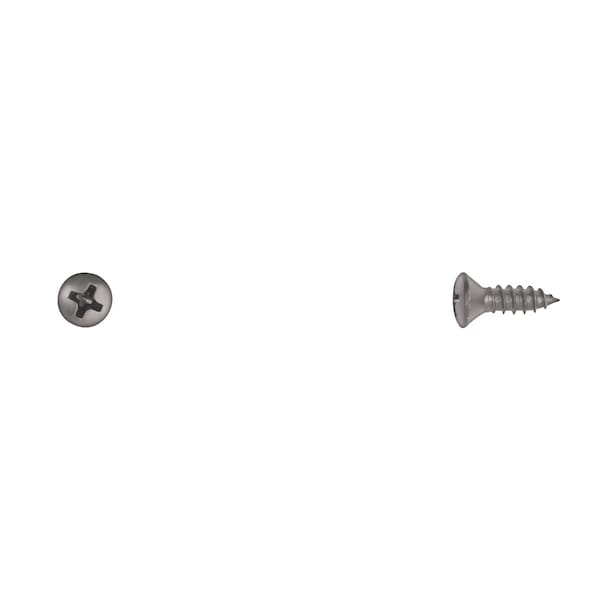 Disco Sheet Metal Screw, #8 x 1/2 in, Black Oval Head Phillips Drive 1468PK - main