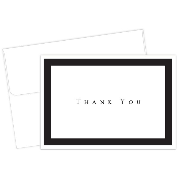 Great Papers Thank You Card and Envelopes, Tuxed, PK50 1472089 - main