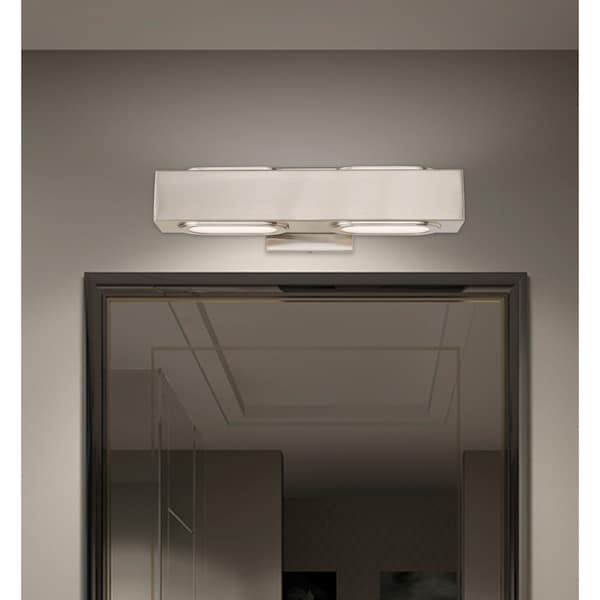 Livex Lighting Kimball LED Light Brushed Nickel ADA Bath Vanity 14852-91 - main