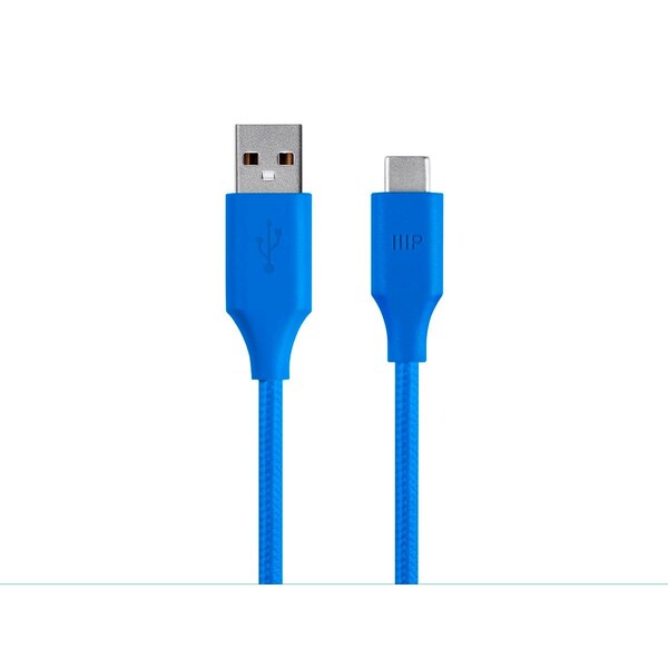 Monoprice Usb C 2.0 To Usb A, 6" Blue 14932 Zoro