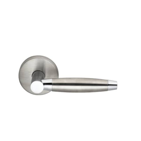 Omnia Stainless 15 Lever Priv 2-3/4" BS T 1-3/4" Door Satin Stainless Steel 15/00C.PR32D