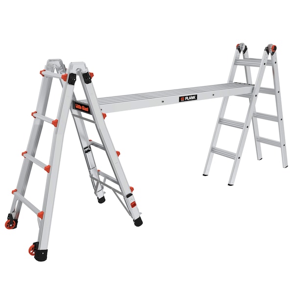 Little Giant Ladders Adj. Aluminum 2-Person Plank, 73 in L 15036