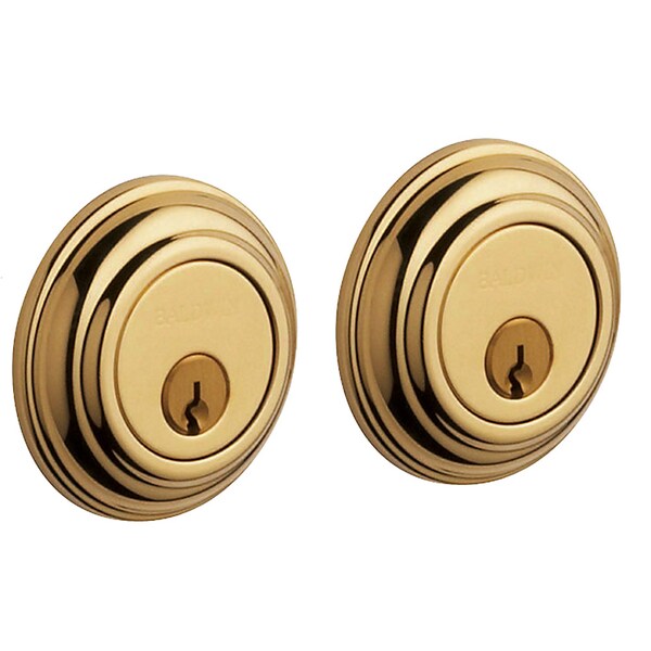 Baldwin Estate Unlacquered Brass Deadbolts 8232.031 - main