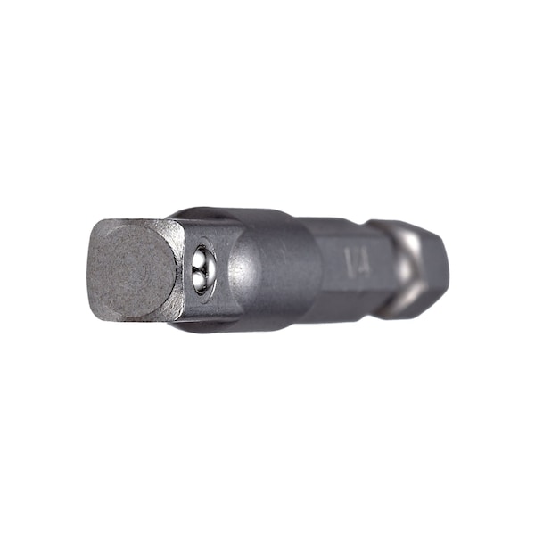 1/4 x 1/4 Hex Socket Adapter x 2" Ball, Gunmetal Grey, S2 Modified Steel view 2