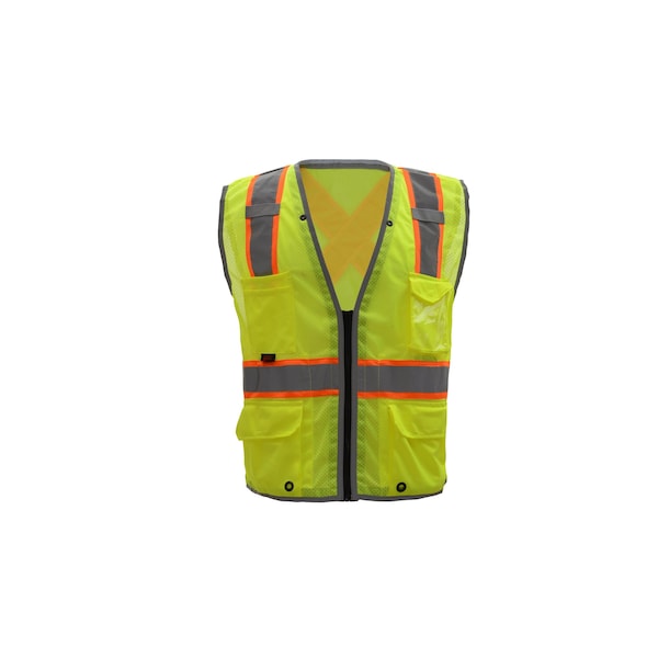 Gss Safety Hype-Lite Class 2 Safety Vest w/Rflctn 1601-MD - main