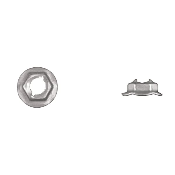 Disco Zinc Thrd Cutting Nuts 8mm Thrd 20mm Flange OD PK50 1622PK50 - main