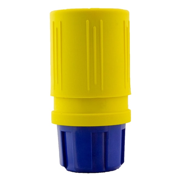 Ericson Locking Connector, L7-15R, 15 A, 277V AC, Single Phase, 2 Pole, Spring Clamp Terminals, Yellow 1624-C - main