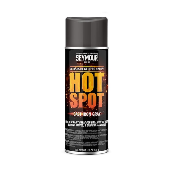 Seymour Of Sycamore Paint Cast Iron Gray Hi-Heat, 12oz. 16-2668 - main