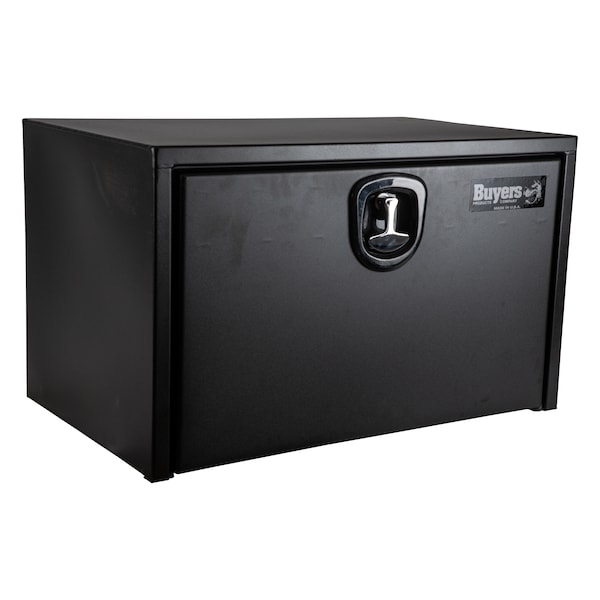 Buyers Products 18x18x30 Inch Textured Matte Black Steel Underbody Truck Box with 3-Point Latch 1732503 - main