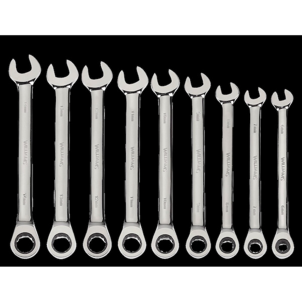 Williams Williams Combo Ratchet Wrench, 19mm, HiPolish 1219MNRC Zoro