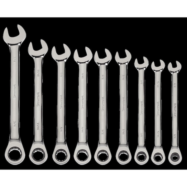 Williams Williams Combo Ratchet Wrench, 1", Hi-Polish 1232NRC - main