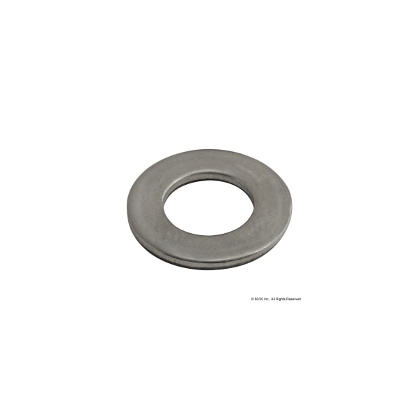 80/20 Flat Washer, For Screw Size M8 , Stainless Steel Plain Finish 17-6042 - main