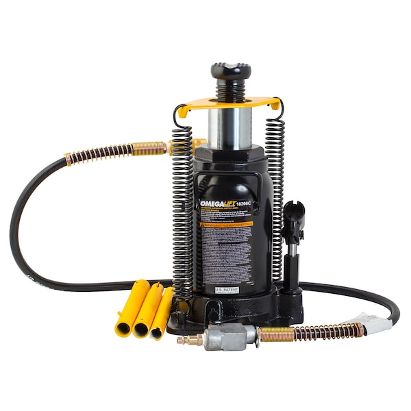 Omega Lift Hydraulic Air Bottle Jack, 20 tons 18206C - main
