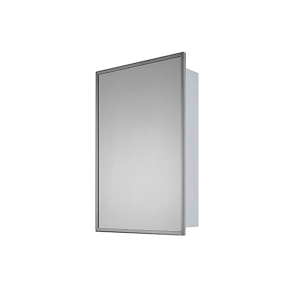 Ketcham 20" x 30" Deluxe Surface Mounted SS Framed Medicine Cabinet 182-SM