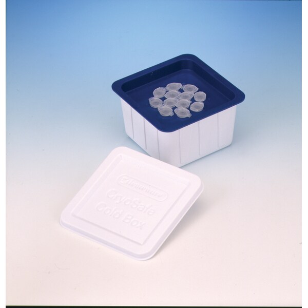 Bel-Art Bel-Art Cryo-Safe Cold Box: For 1.5ml Tubes, 12 Places, 4.6x4.6x2.8" F18847-0002 - main