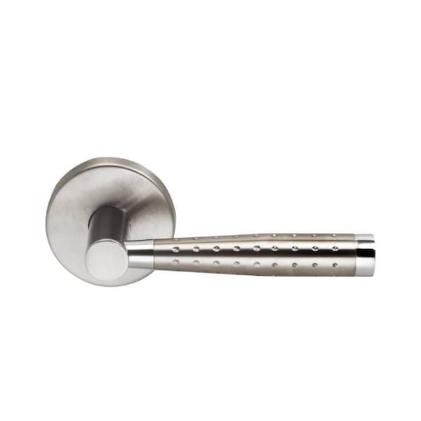 Omnia Stainless 19 Lever Priv 2-3/8" BS Full Lip 1-3/4" Door Satin SS 19/00BF.PR32D