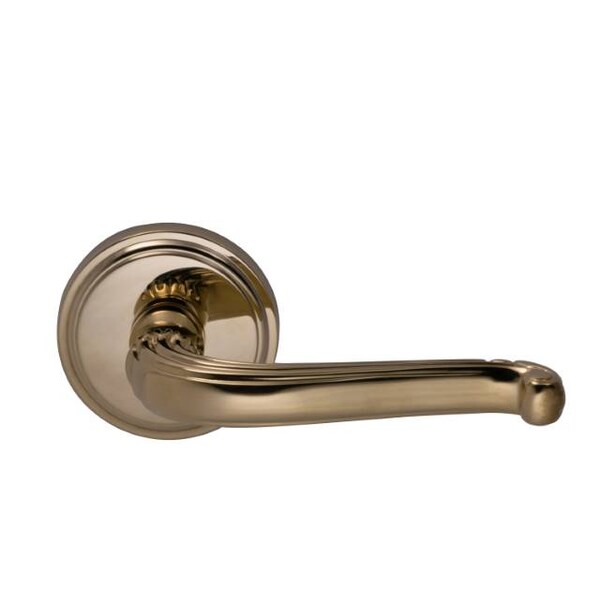 Omnia LVR 2-5/8" Rose Pass 238BS Full Lip 1-3/8" Doors ULQ Bright Brass 193 193/00F.PA3A