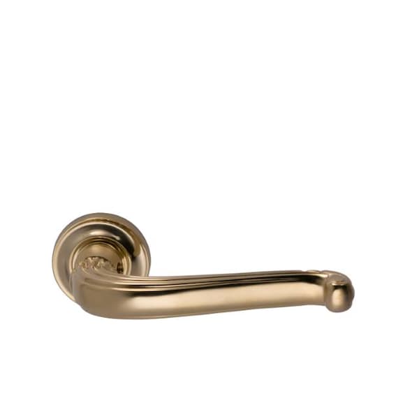 Omnia LVR 1-3/4" Rose Pass 2-3/8" BS T 1-3/4" Doors ULQ Bright Brass 193 193/45B.PA3A