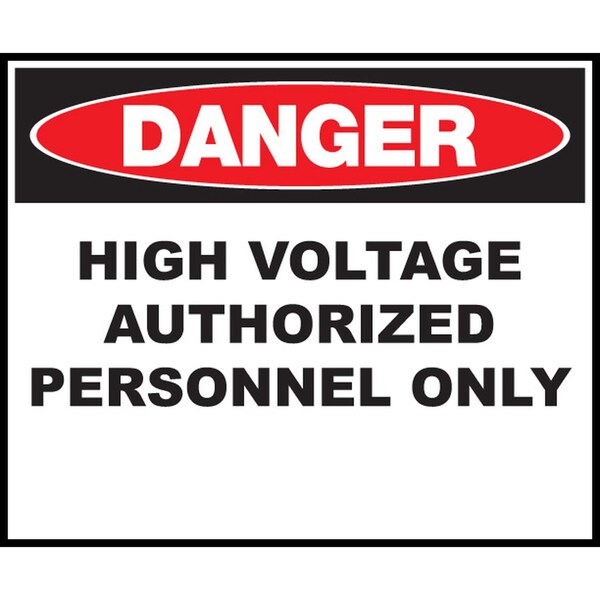 Zing Sign, Danger High Voltage, 10x14