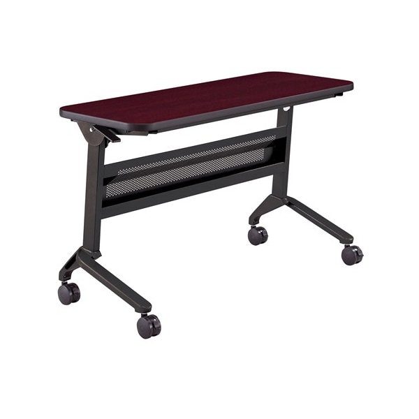 Safco Rectangle Flip-N-Go 18 x 48" Rectangular Training, 48 W, 18 L, 29 H, Laminate Top Top LF1848TSRMH - main