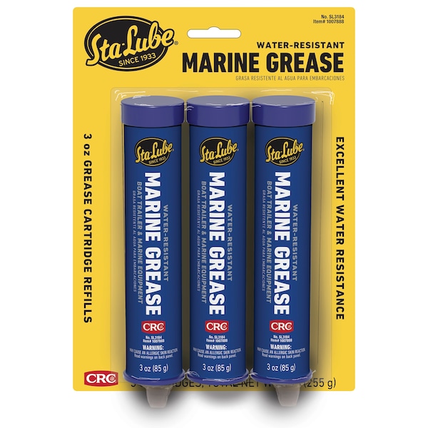 StaLube Bearing Grease, 3 Oz SL3184 Zoro