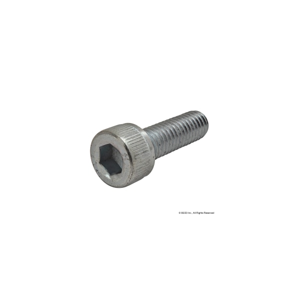 80/20 M6-1.00 Socket Head Cap Screw, Zinc Plated Steel, 20 mm Length 19-6520 - main