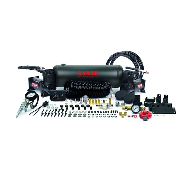 Viair Dual Stealth Black 400C Onboard Air Syst 20016 - main