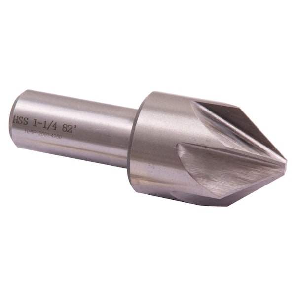 Hhip 1-1/4" 82 Degree 6 Flute High Speed Steel Chatterless Countersink 2001-4250 - main