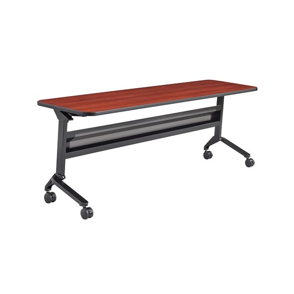 Safco Rectangle Flip-N-Go 24 x 72" Rectangular Training, 72 W, 24 L, 29 H, Laminate Top Top LF2472TSLCRM - main